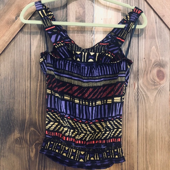 ⭐️5/$20 Fun coloured Dynamite tank top knit straps autumn wardrobe vacay - Picture 2 of 4